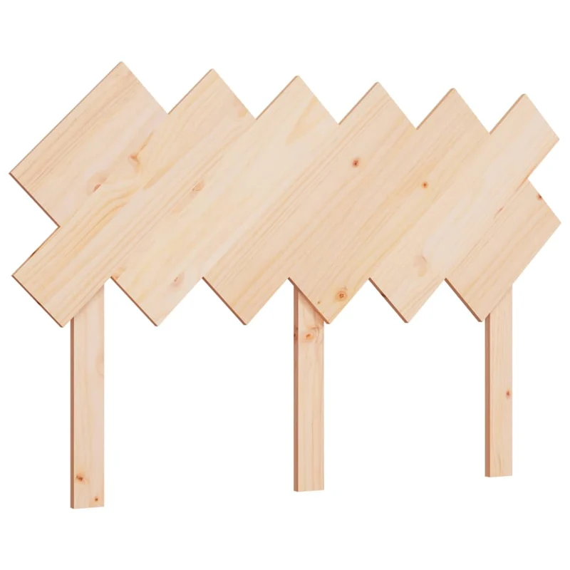 Tête de lit accessoire couchage chambre à coucher meuble style palette 122,5 x 3 x 80,5 cm bois de pin massif TDL0206770