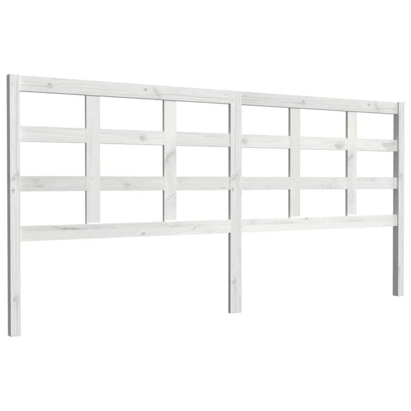 Tête de lit accessoire couchage chambre à coucher meuble 205,5 x 4 x 100 cm bois de pin blanc TDL0203730