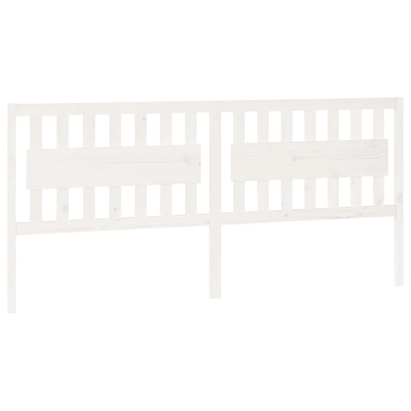 Tête de lit accessoire couchage chambre à coucher meuble 205,5 x 4 x 100 cm bois de pin blanc TDL0203731