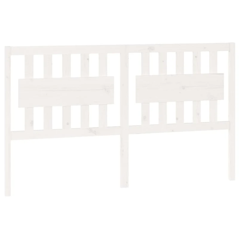 Tête de lit accessoire couchage chambre à coucher meuble 165,5 x 4 x 100 cm bois de pin blanc TDL0203807