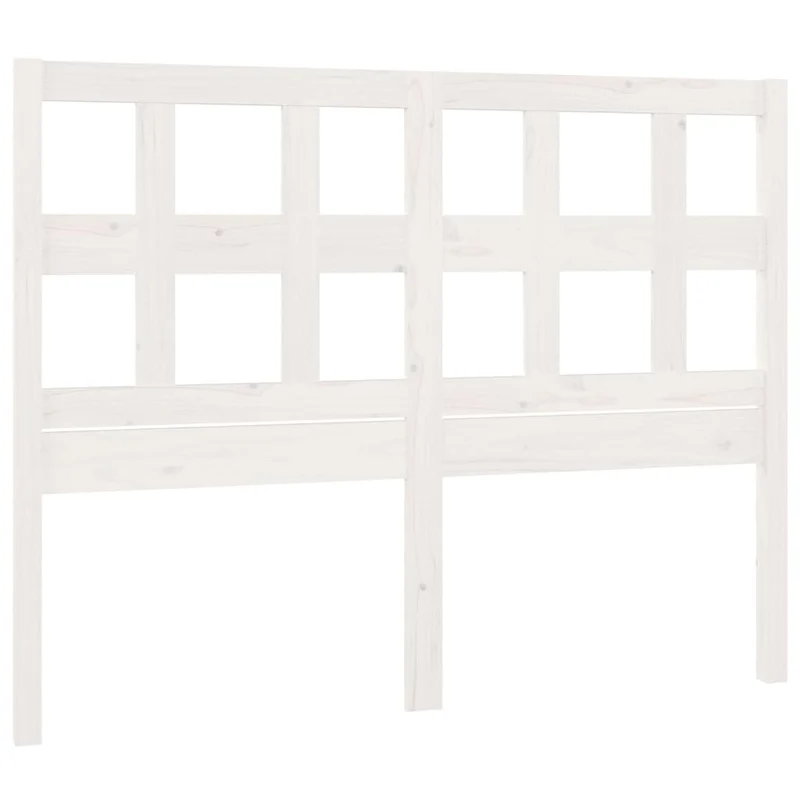 Tête de lit accessoire couchage chambre à coucher meuble 125,5 x 4 x 100 cm bois de pin blanc TDL0203926