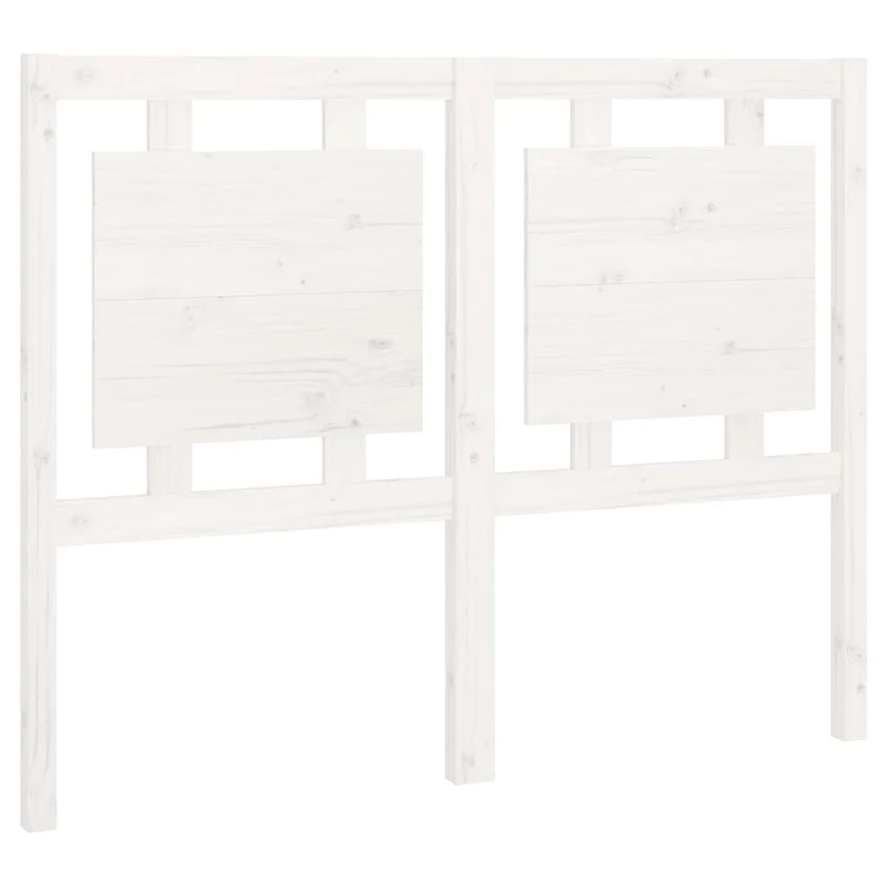 Tête de lit accessoire couchage chambre à coucher meuble 125,5 x 4 x 100 cm bois de pin blanc TDL0203924
