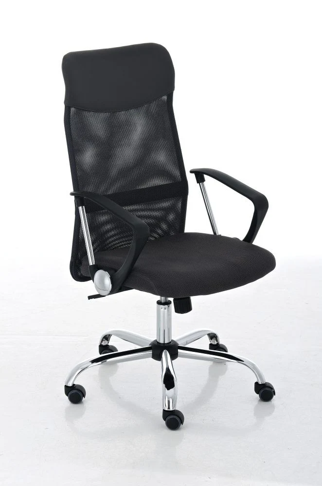 Fauteuil chaise de bureau en maille gris avec 5 roulettes BUR10024