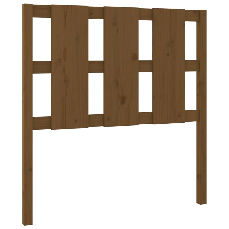 Tête de lit accessoire couchage chambre à coucher meuble 95,5 x 4 x 100 cm bois massif marron clair TDL0202820