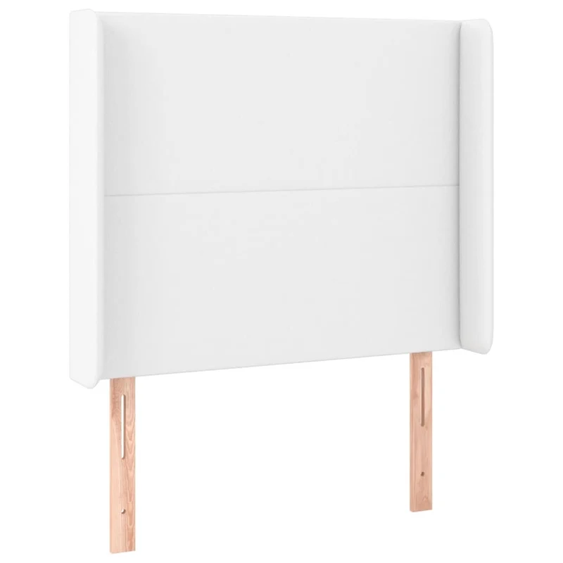 Tête de lit accessoire couchage chambre à coucher meuble à LED 103 x 16 x 118/128 cm synthétique blanc TDL0201948