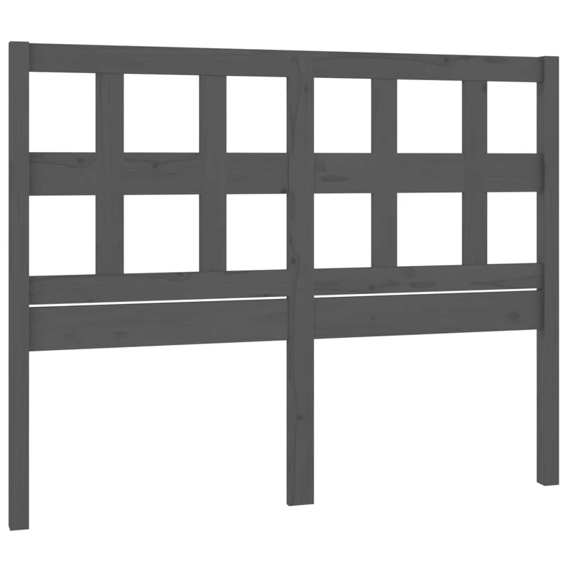 Tête de lit accessoire couchage chambre à coucher meuble 165,5 x 4 x 100 cm bois de pin gris TDL0203392