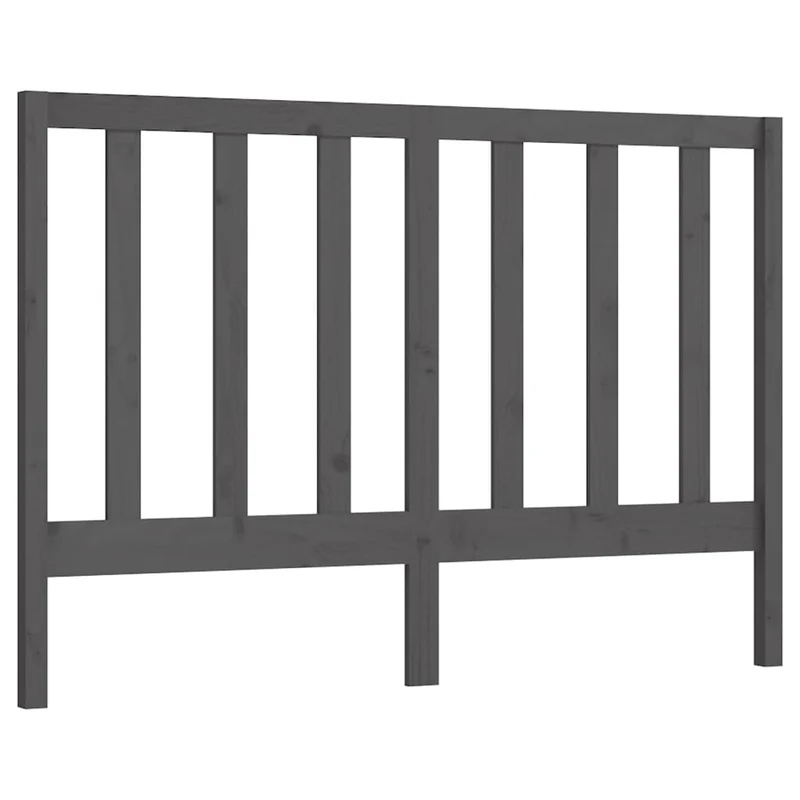 Tête de lit accessoire couchage chambre à coucher meuble 166 x 4 x 100 cm bois de pin gris TDL0203384
