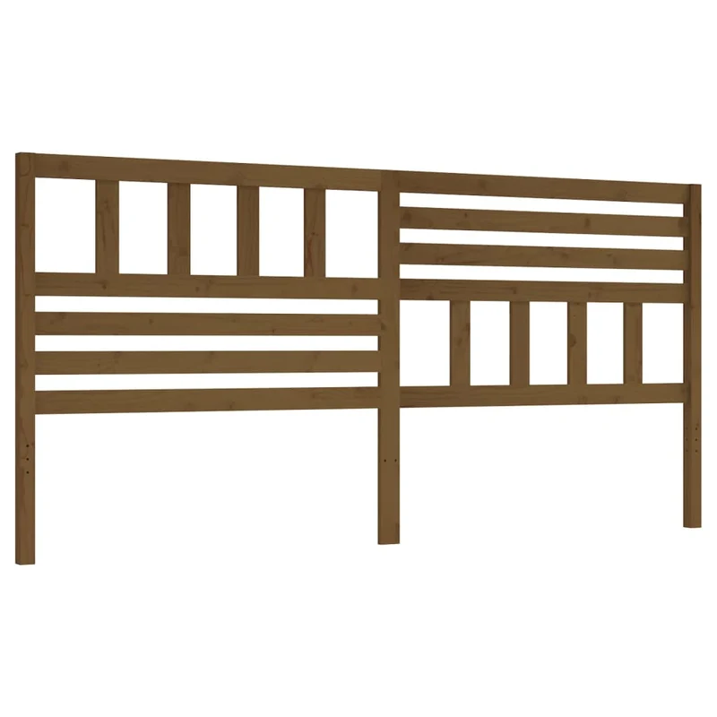 Tête de lit accessoire couchage chambre à coucher meuble 206 x 4 x 100 cm bois massif marron clair TDL0202868
