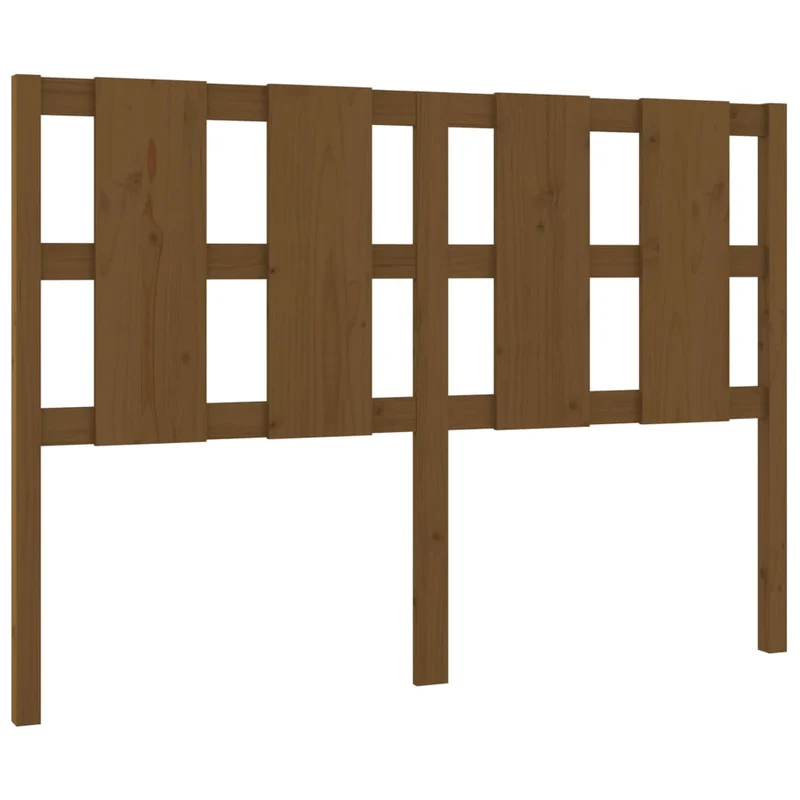 Tête de lit accessoire couchage chambre à coucher meuble 145,5 x 4 x 100 cm bois massif marron clair TDL0203012