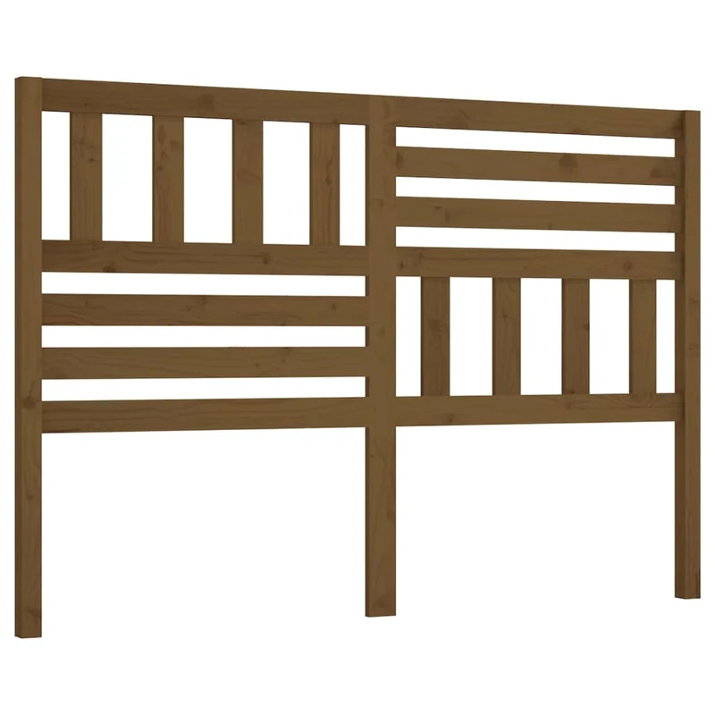 Tête de lit accessoire couchage chambre à coucher meuble 146 x 4 x 100 cm bois massif marron clair TDL0203002