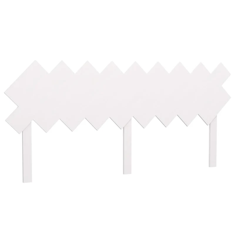 Tête de lit accessoire couchage chambre à coucher meuble 178 x 3 x 80,5 cm bois de pin blanc TDL0203779
