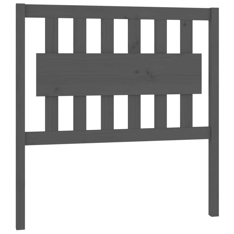 Tête de lit accessoire couchage chambre à coucher meuble 95,5 x 4 x 100 cm bois de pin gris TDL0203264