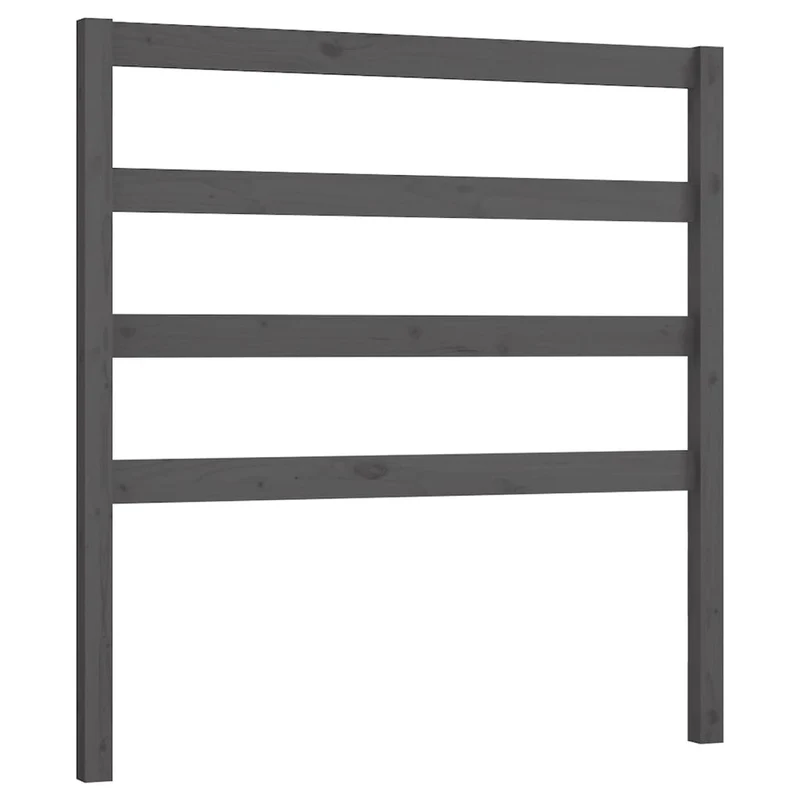 Tête de lit accessoire couchage chambre à coucher meuble 96 x 4 x 100 cm bois de pin gris TDL0203244