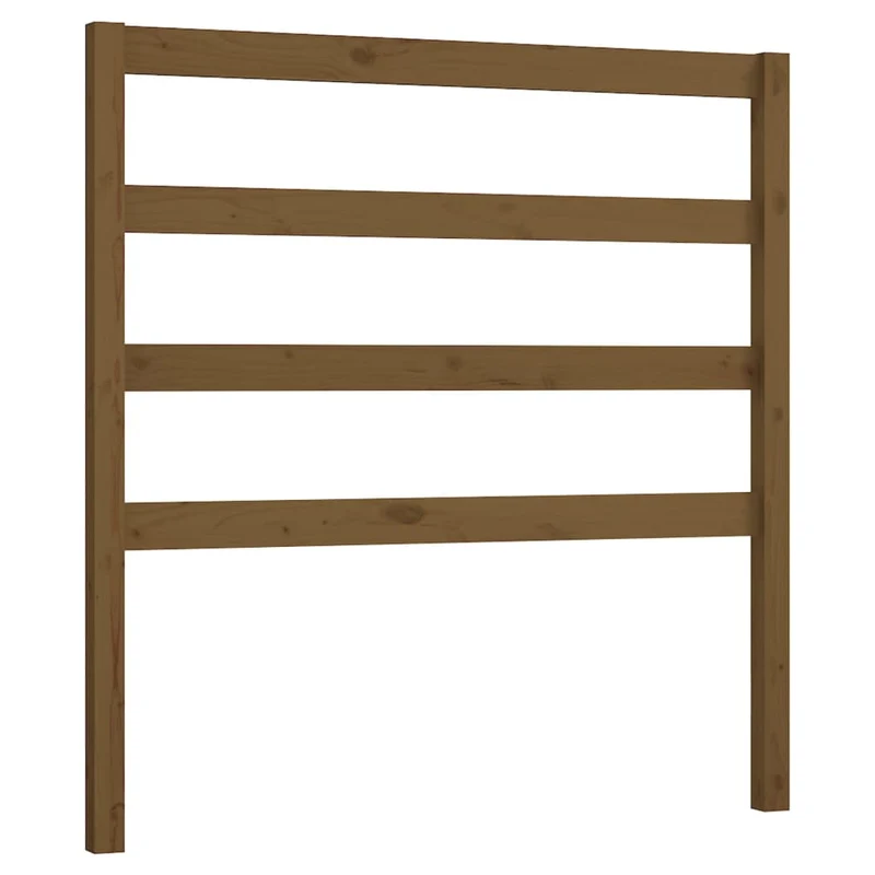 Tête de lit accessoire couchage chambre à coucher meuble 95 x 4 x 100 cm bois massif marron clair TDL0202815
