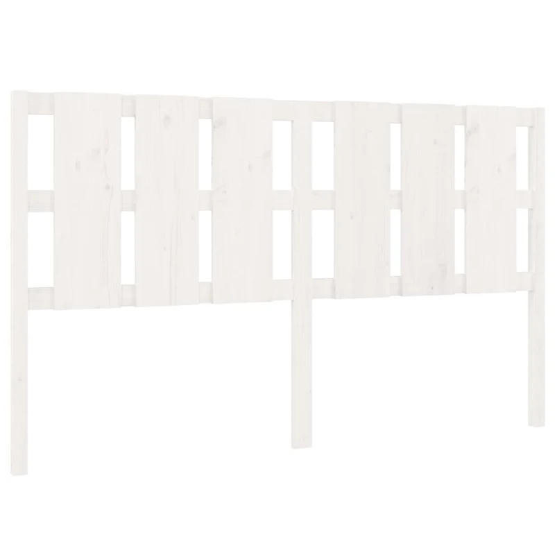 Tête de lit accessoire couchage chambre à coucher meuble 185,5 x 4 x 100 cm bois de pin blanc TDL0203774