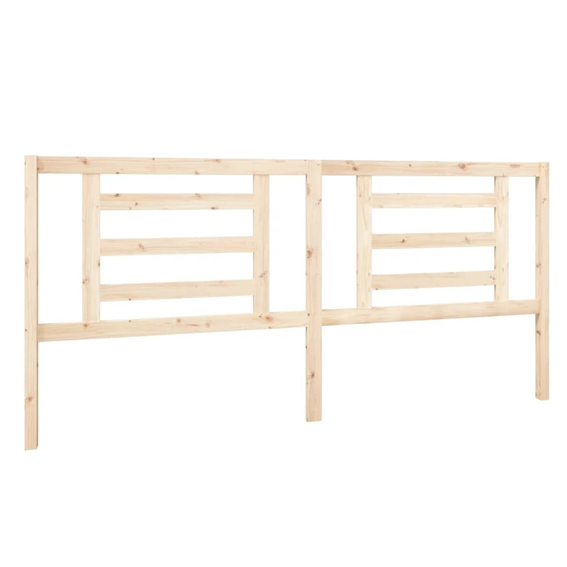 Tête de lit accessoire couchage chambre à coucher meuble 206 x 4 x 100 cm bois de pin massif TDL0206088