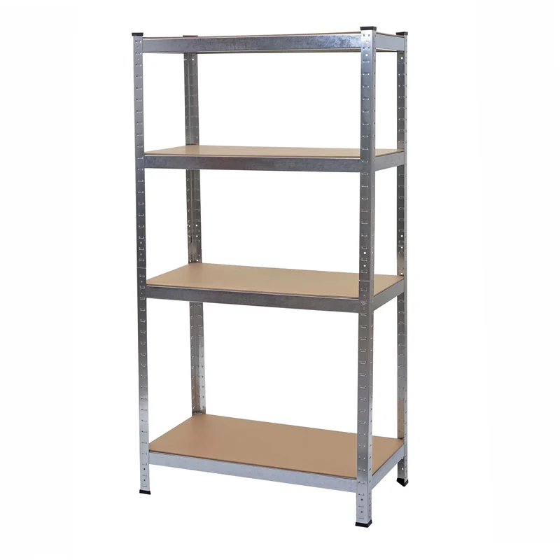 Étagère pour charges lourdes rangement 160x80x40cm capacité de charge jusqu'à 320kg métal galvanisée 04_0003399