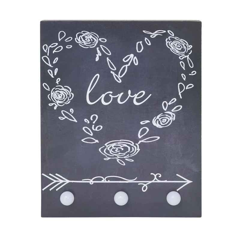 Tableau illuminé murale LED image ampoule 25x20cm Love 04_0003560