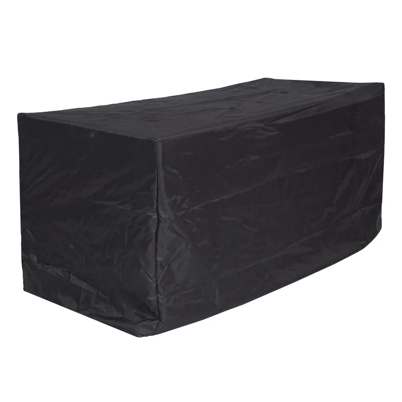 Housse de protection bâche pour banc de jardin extérieur anthracite 95x180x75cm 04_0002803