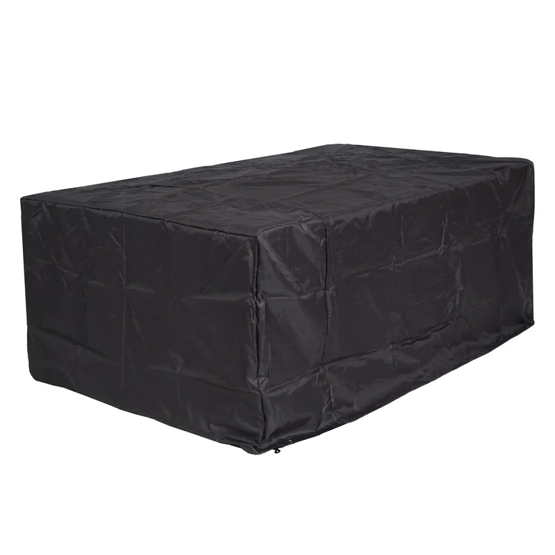Housse de protection bâche pour banc de jardin extérieur anthracite 95x140x75cm 04_0002802