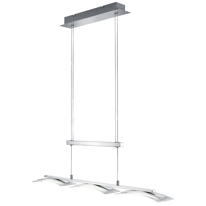 Lustre LED lampe suspendue 3 ampoules design moderne 04_0004640