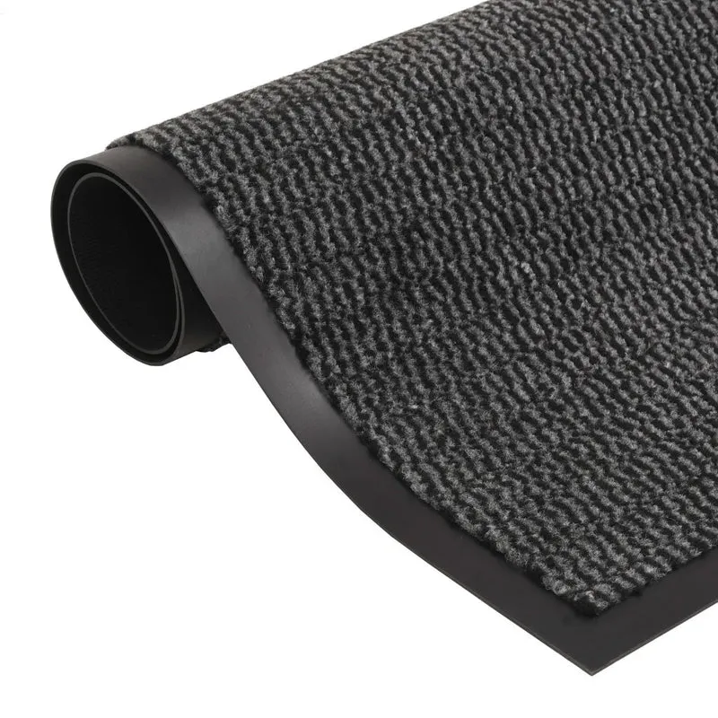 Paillasson rectangulaire 80 x 120 cm Anthracite DEC023097