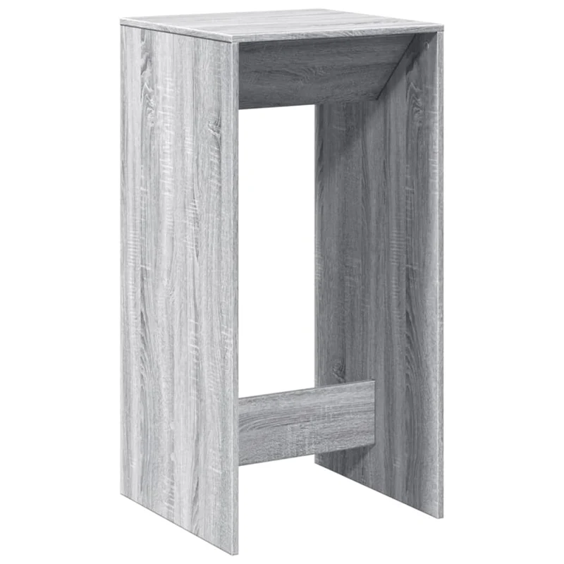 Table d’appoint multifonction 51 x 50 x 103,5 cm bois d'ingénierie gris DEC036502