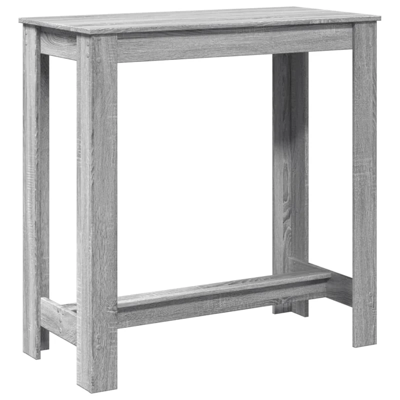 Table d’appoint multifonction 102 x 50 x 103,5 cm bois d'ingénierie gris DEC036499
