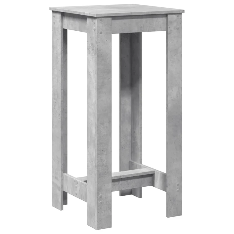 Table d’appoint multifonction 51 x 50 x 103,5 cm bois d'ingénierie gris DEC036464