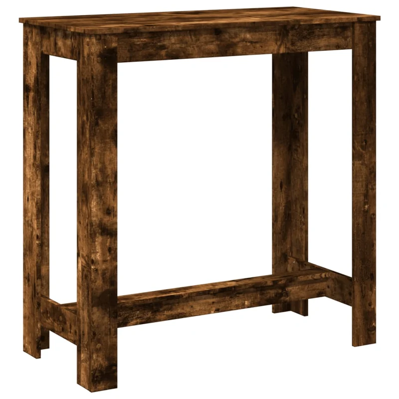 Table d’appoint multifonction 102 x 50 x 103,5 cm bois d'ingénierie marron DEC036430