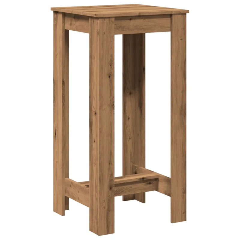 Table d’appoint multifonction 51 x 50 x 103,5 cm bois d'ingénierie couleur chêne DEC036428