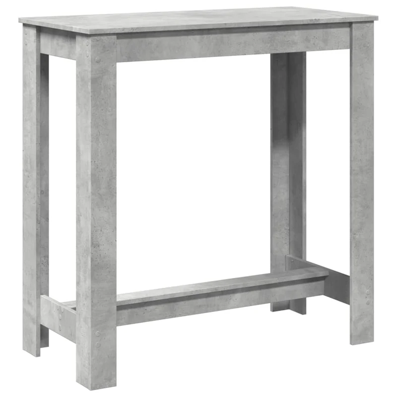 Table d’appoint multifonction 102 x 50 x 103,5 cm bois d'ingénierie gris DEC036460