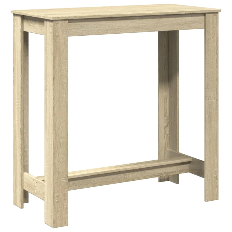 Table d’appoint multifonction 102 x 50 x 103,5 cm bois d'ingénierie couleur chêne DEC036439