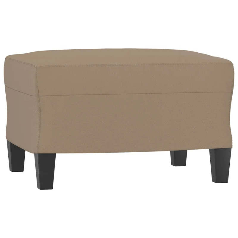 Repose-pieds tabouret 60 x 50 x 41 cm en PVC marron DEC030108