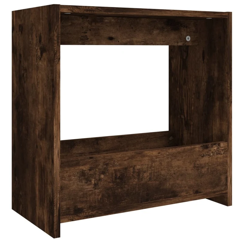 Table d'appoint bout de canapé 50 x 26 x 50 cm bois d'ingénierie marron DEC032387