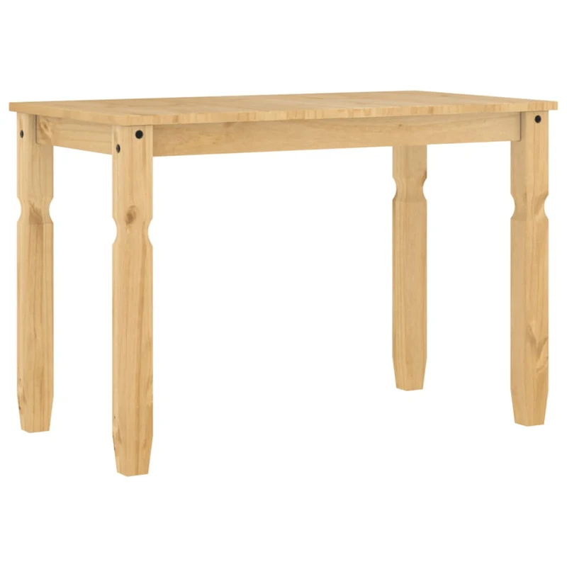 Table de salle à manger design classique 112 x 60 x 75 cm bois massif de pin DEC036851