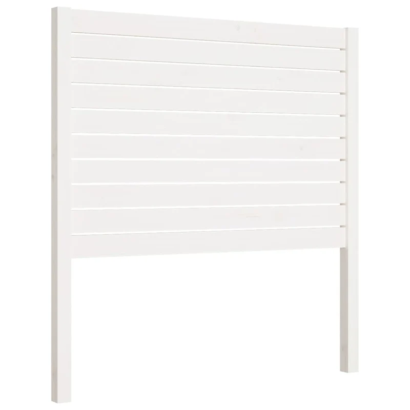Tête de lit accessoire couchage chambre à coucher meuble 96 x 4 x 100 cm bois blanc TDL0203652