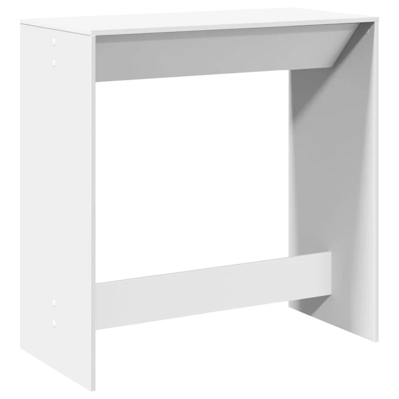 Table d’appoint multifonction 102 x 50 x 103,5 cm bois d'ingénierie blanc DEC036402