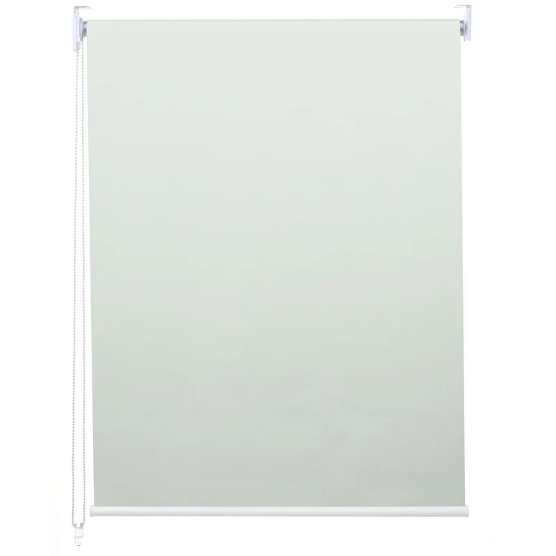 Store enrouleur de fenêtre occultant protection solaire store à tirage latéral 70x230cm opaque crème 04_0004459