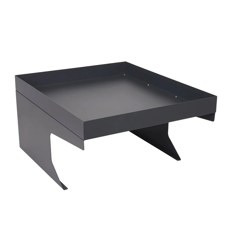 Abri pour robot tondeuse avec bac à plantes 37 x 60 x 70 cm en métal anthracite 04_0006935