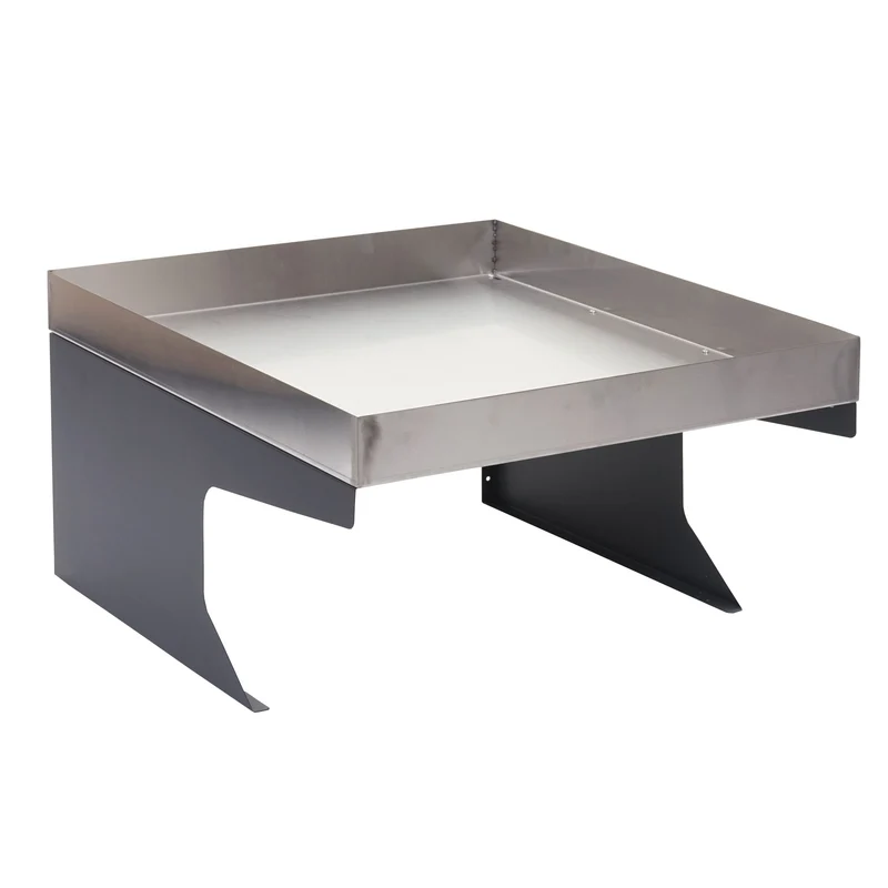 Abri pour robot tondeuse avec bac à plantes 37 x 60 x 70 cm en acier inoxydable anthracite 04_0006934
